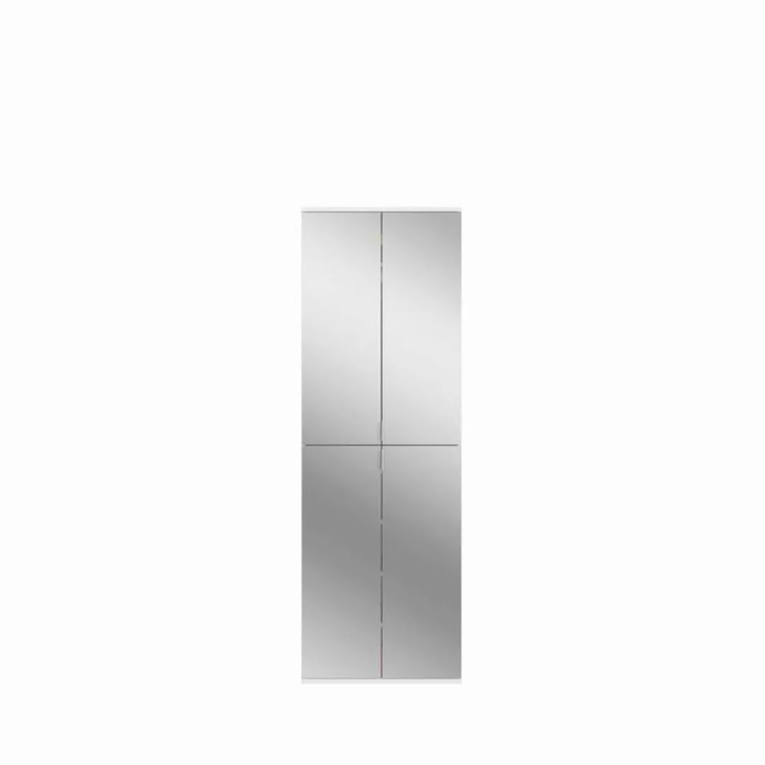 furnling Spiegelschrank Professor 61 x 194 x 34 cm in Hochglanz weiß mit Sp günstig online kaufen