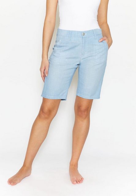 ANGELS Shorts Melierte Shorts Capri Straight günstig online kaufen