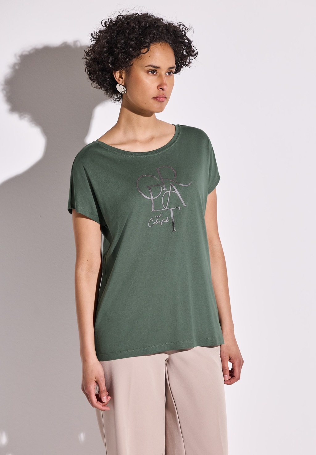 STREET ONE T-Shirt, im soften Baumwoll-Mix günstig online kaufen