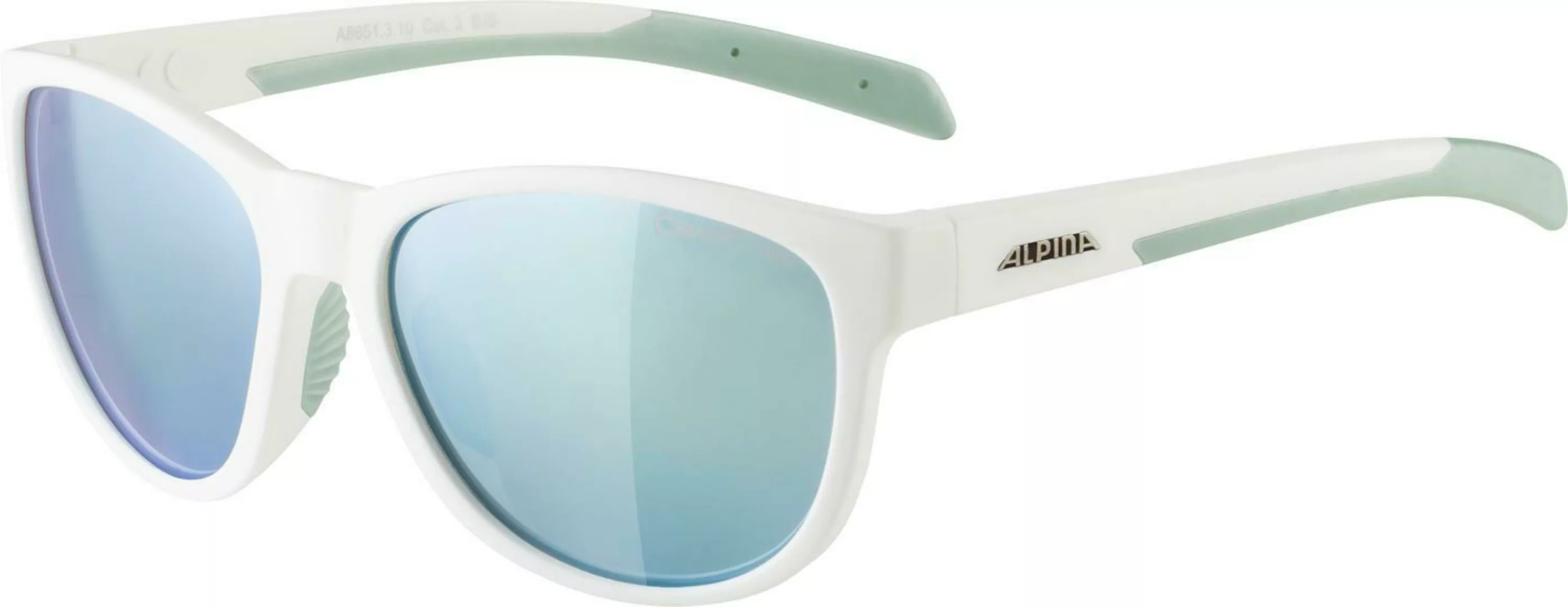 Alpina Nacan II Sonnenbrille (Farbe: 310 white matt/pistachio, Ceramic, Sch günstig online kaufen