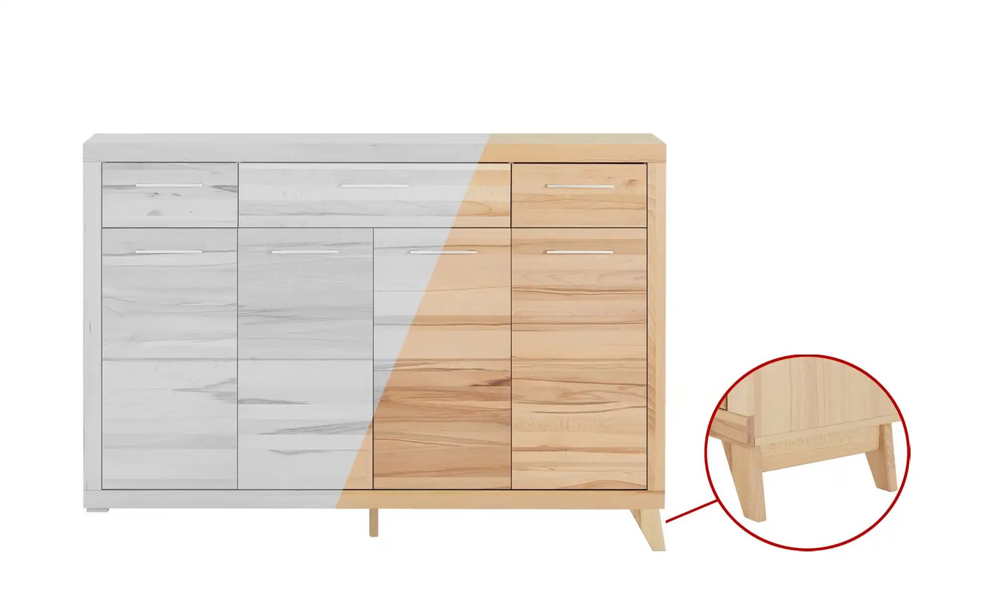 smart Highboard  Oslo  ¦ holzfarben ¦ Maße (cm): B: 171 H: 109 T: 42.0 Komm günstig online kaufen