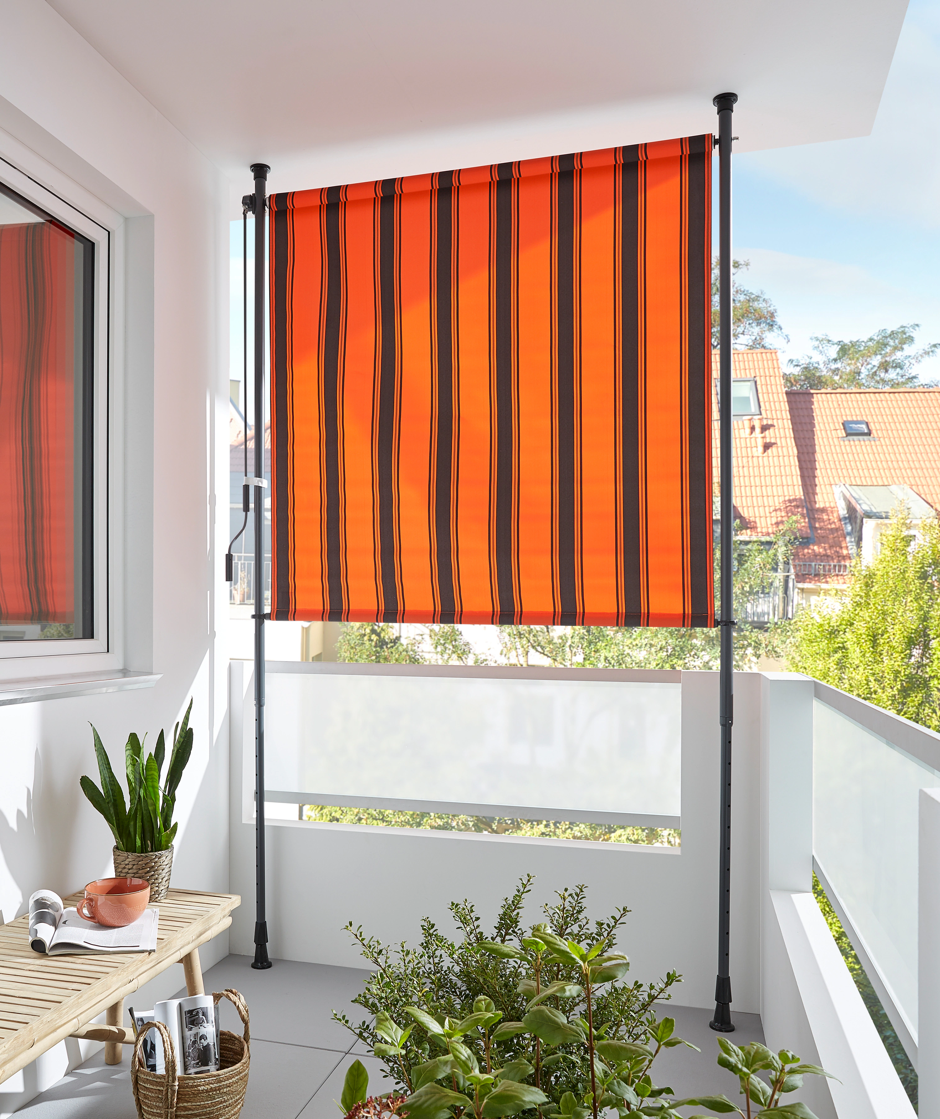 KONIFERA Senkrechtmarkise "Klemmmarkise", BxH: 150x225 cm, mit Teleskop-Fun günstig online kaufen