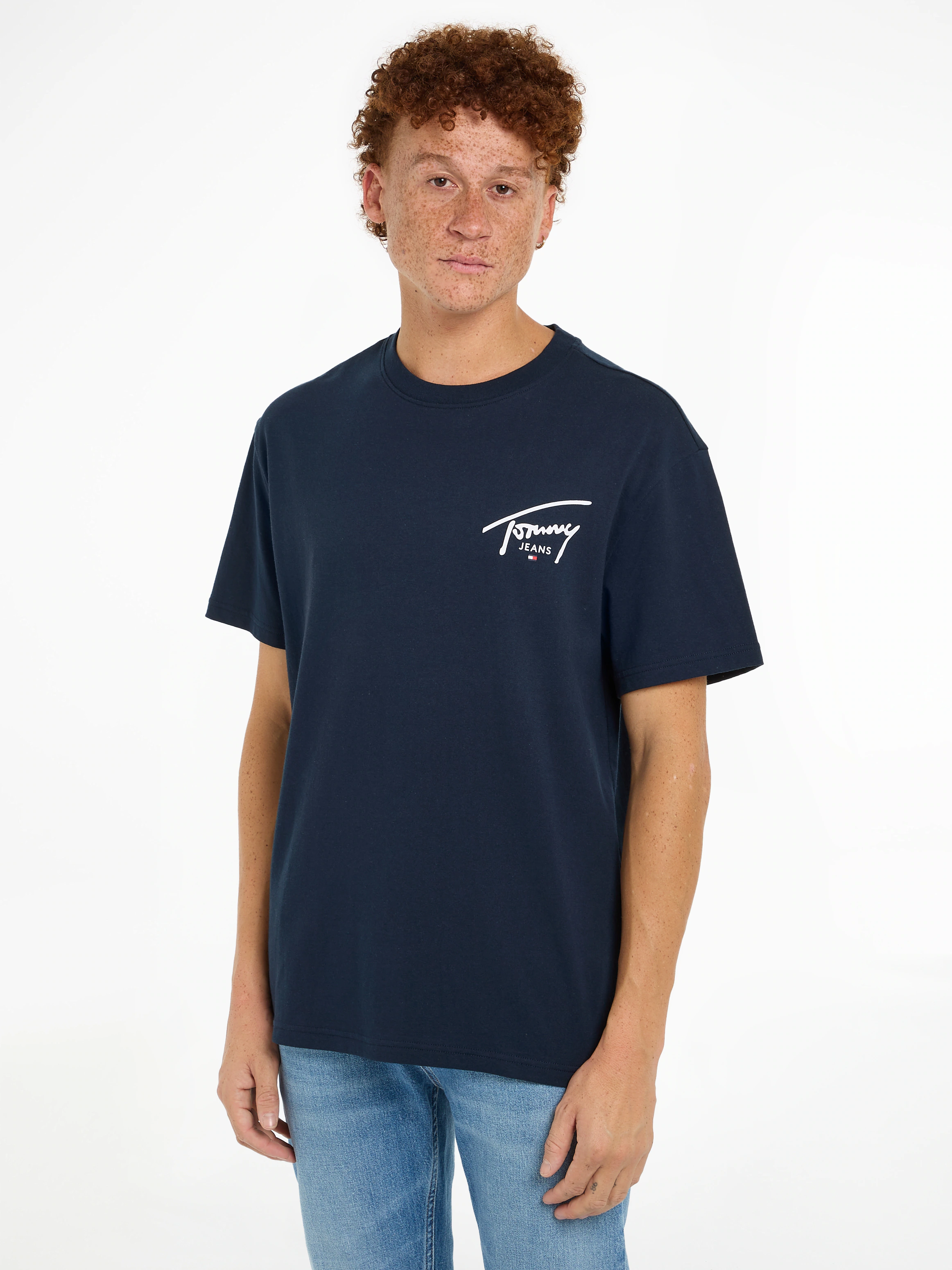 Tommy Jeans T-Shirt "TJM REG SIGNATURE PRINT TEE EXT" günstig online kaufen