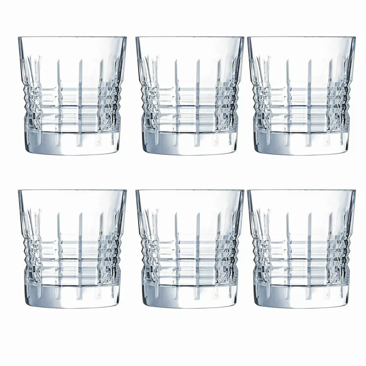 Whisky-glas Cristal D’arques Paris Firkanter Durchsichtig Glas (6 Stück) (3 günstig online kaufen