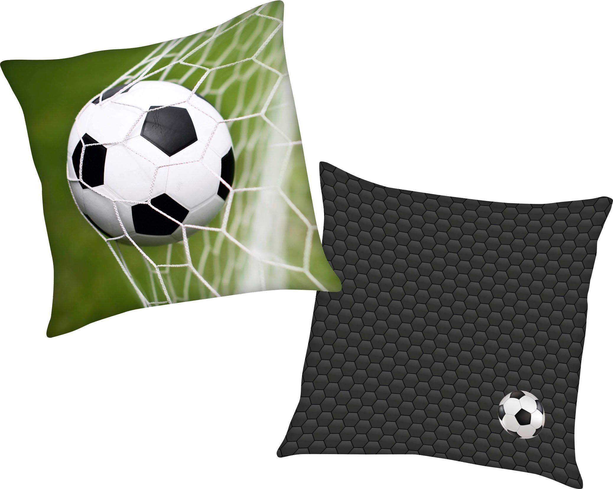 Herding Kissen  Fußball ¦ mehrfarbig ¦ Maße (cm): B: 40 H: 1 Dekokissen & D günstig online kaufen