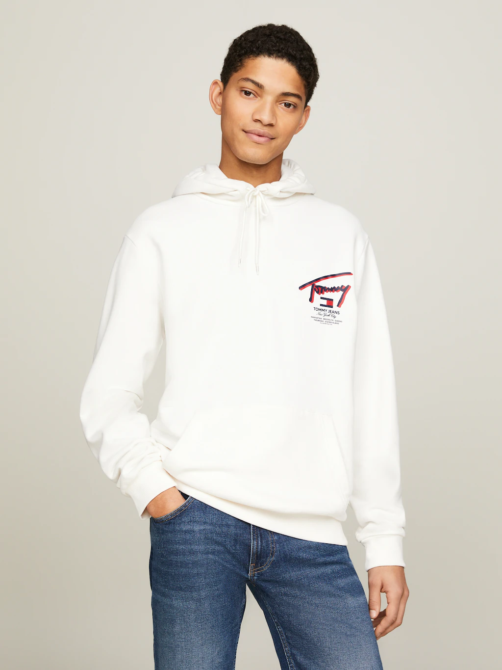 Tommy Jeans Hoodie TJM REG 3D STREET TJ HOOD EXT günstig online kaufen