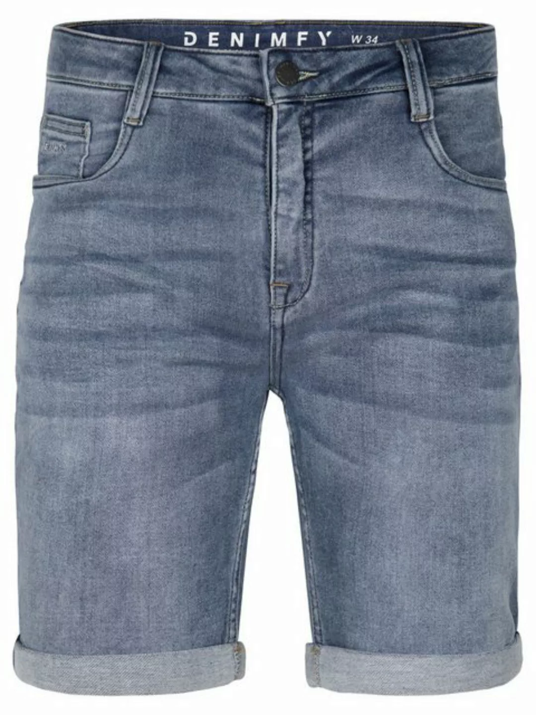 DENIMFY Jeans Shorts Herren Stretch Kurz Regular Fit DFAri günstig online kaufen