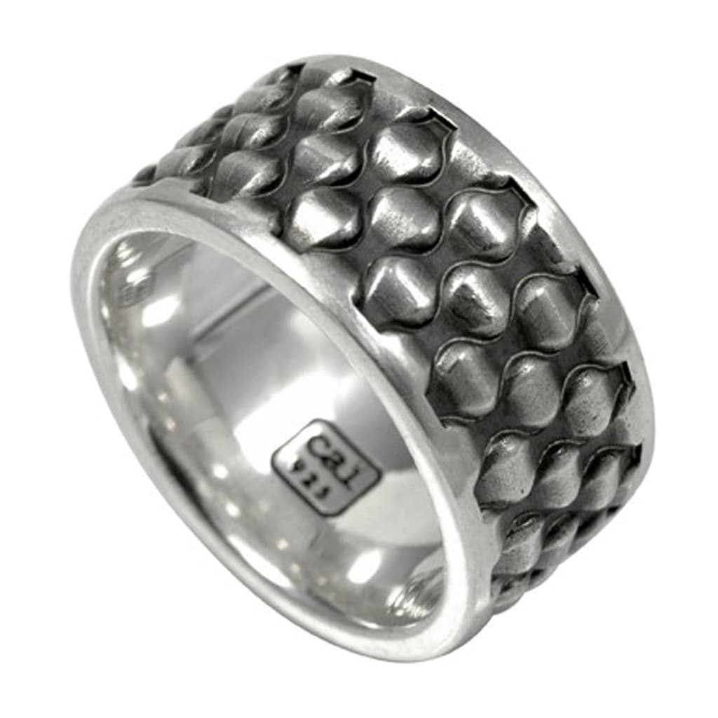 CAÏ Fingerring "925/- Sterling Silber oxidiert" günstig online kaufen