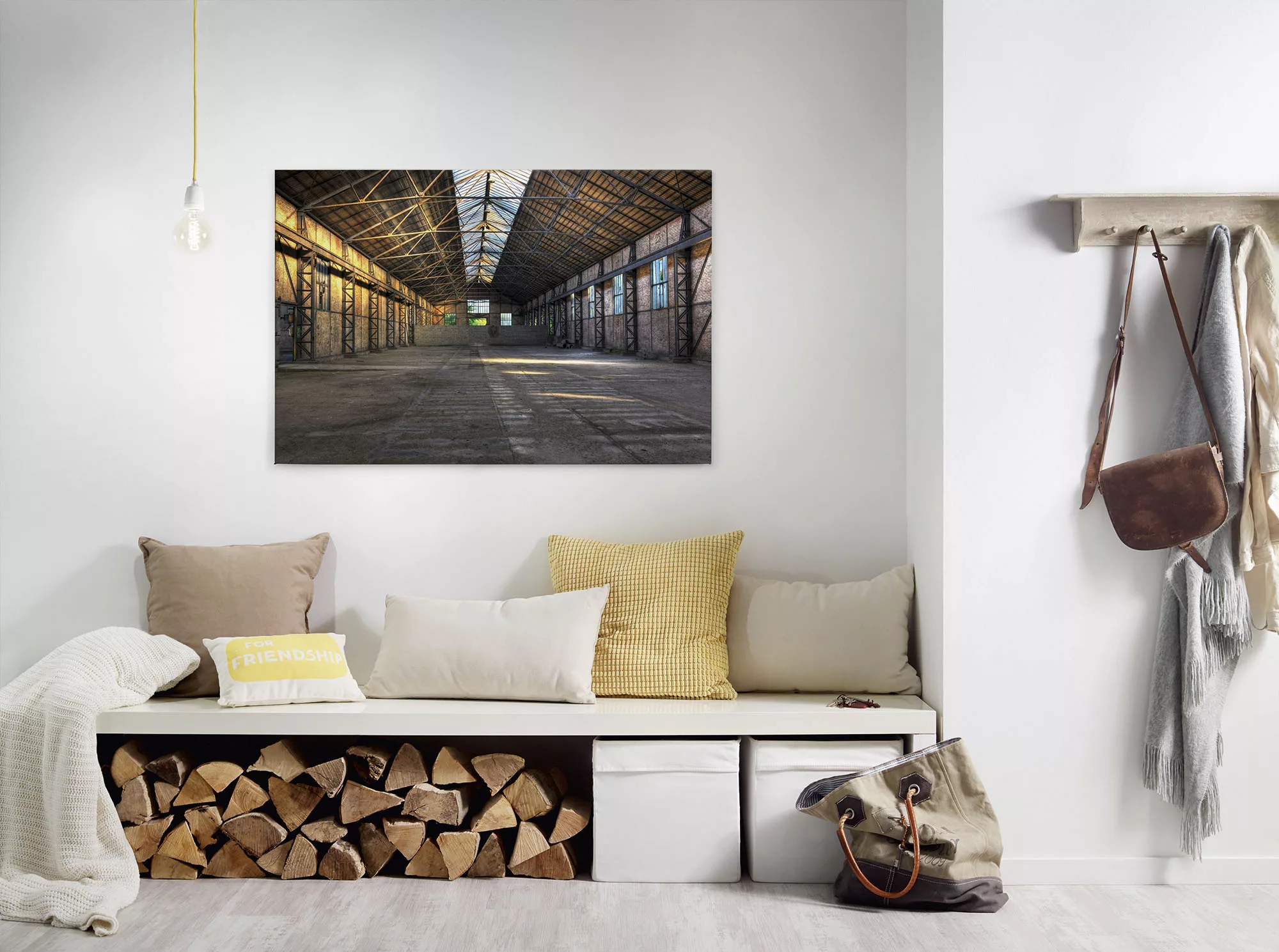 A.S. Création Leinwandbild "Old Hall", (1 St.), Industriegebäude Industrial günstig online kaufen