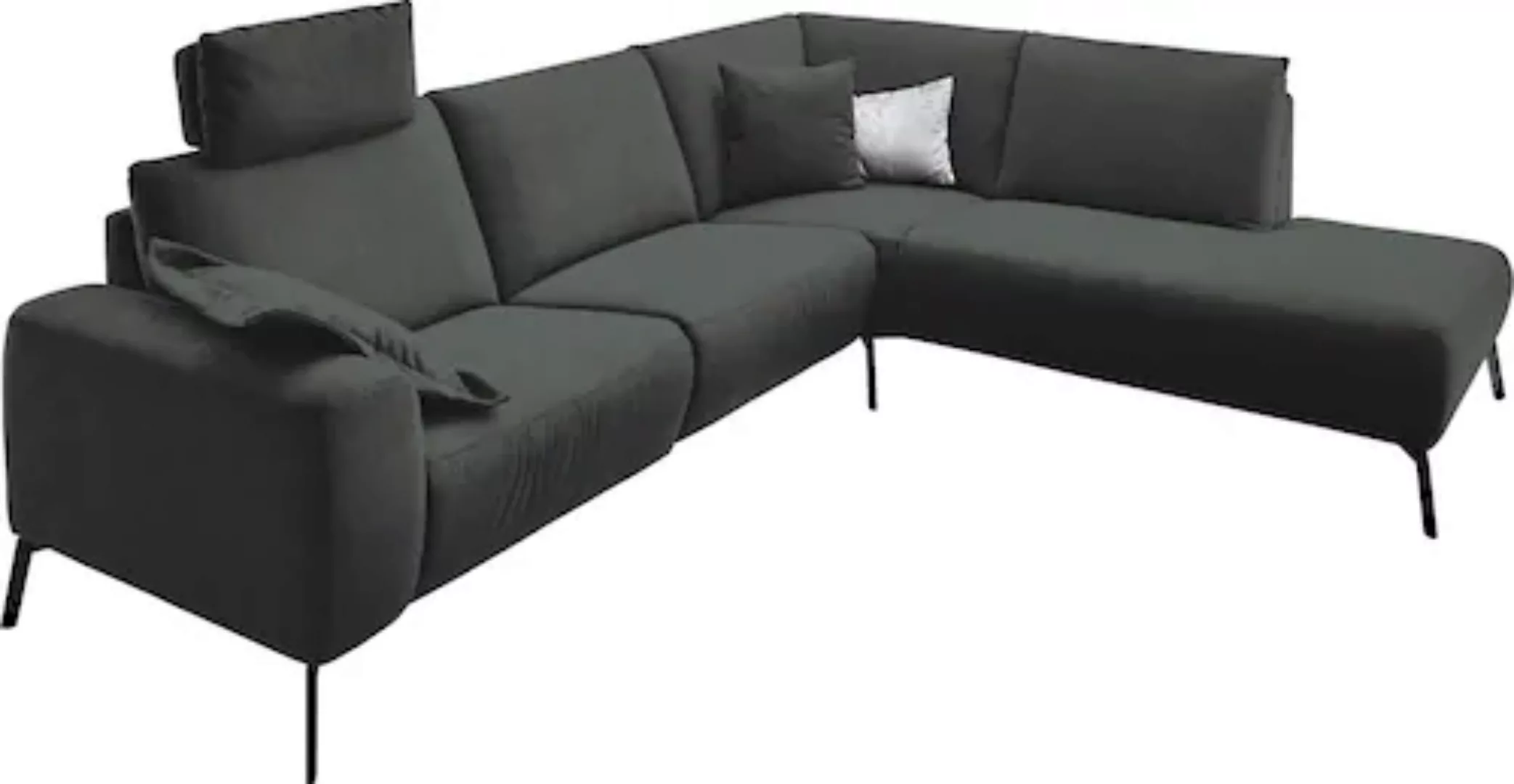 INOSIGN Ecksofa "Bellini L-Form", incl. motorischer Relaxfunktio, wahlweise günstig online kaufen