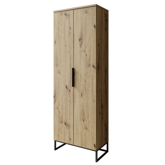 ALLHOUSE24 Kleiderschrank ADLON 68x197 cm Zweitüriger Schrank Artisan Eiche günstig online kaufen