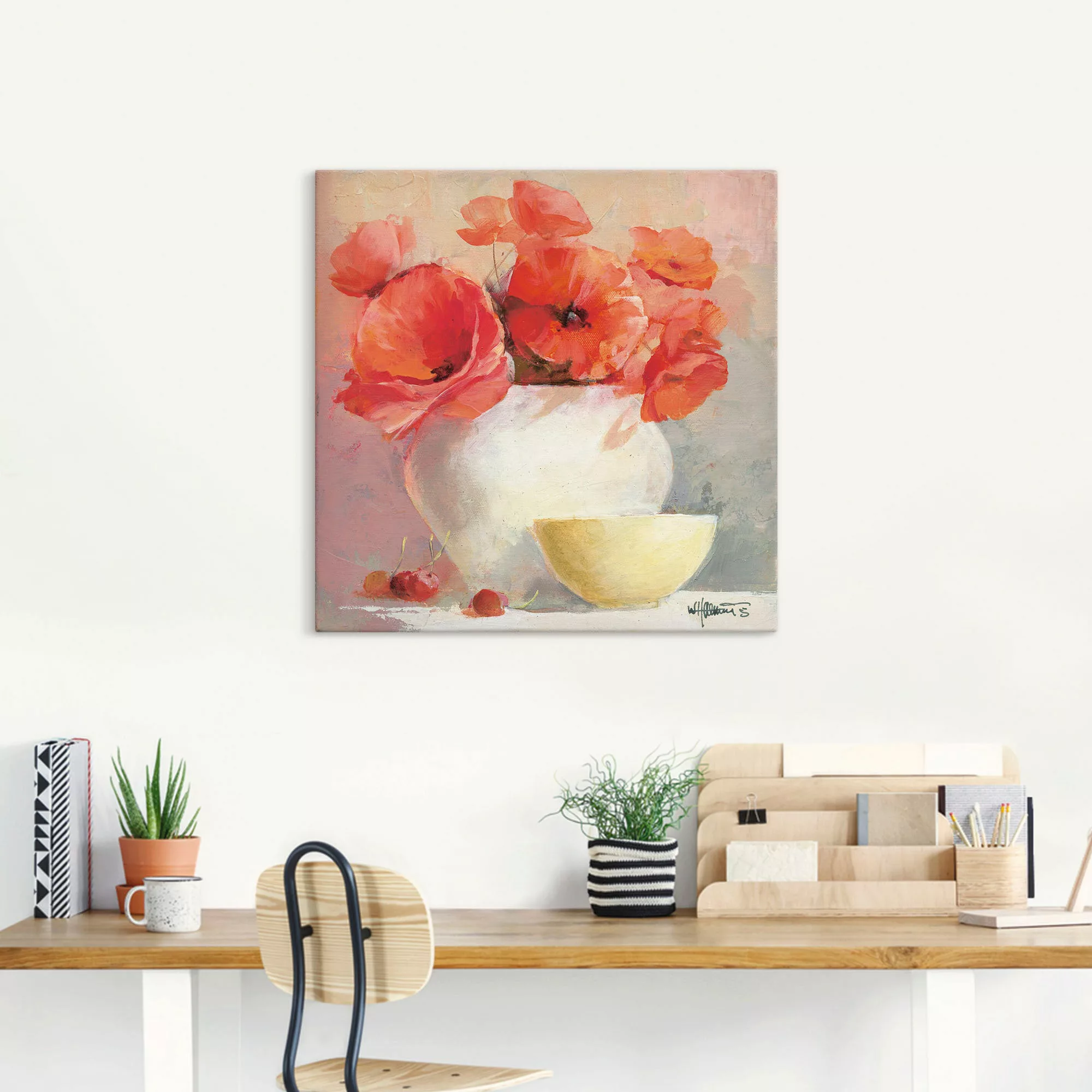 Artland Wandbild »Mohn III«, Blumen, (1 St.), als Leinwandbild, Poster in v günstig online kaufen