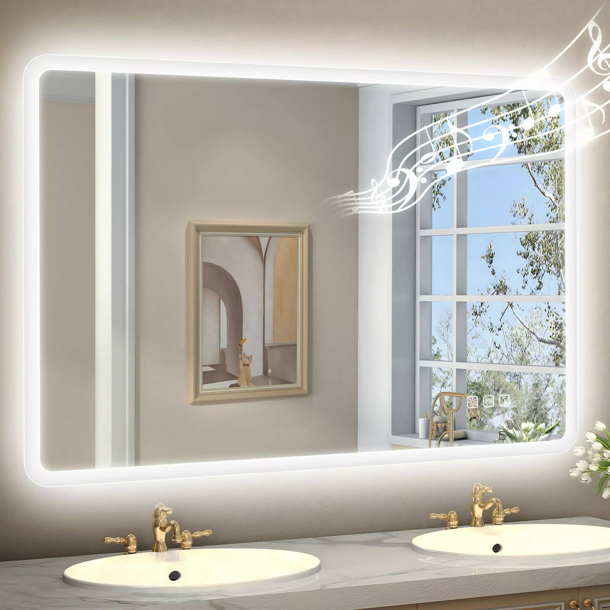 STARLEAD Badspiegel HD-Spiegel mit LED, Entnebelung, günstig online kaufen