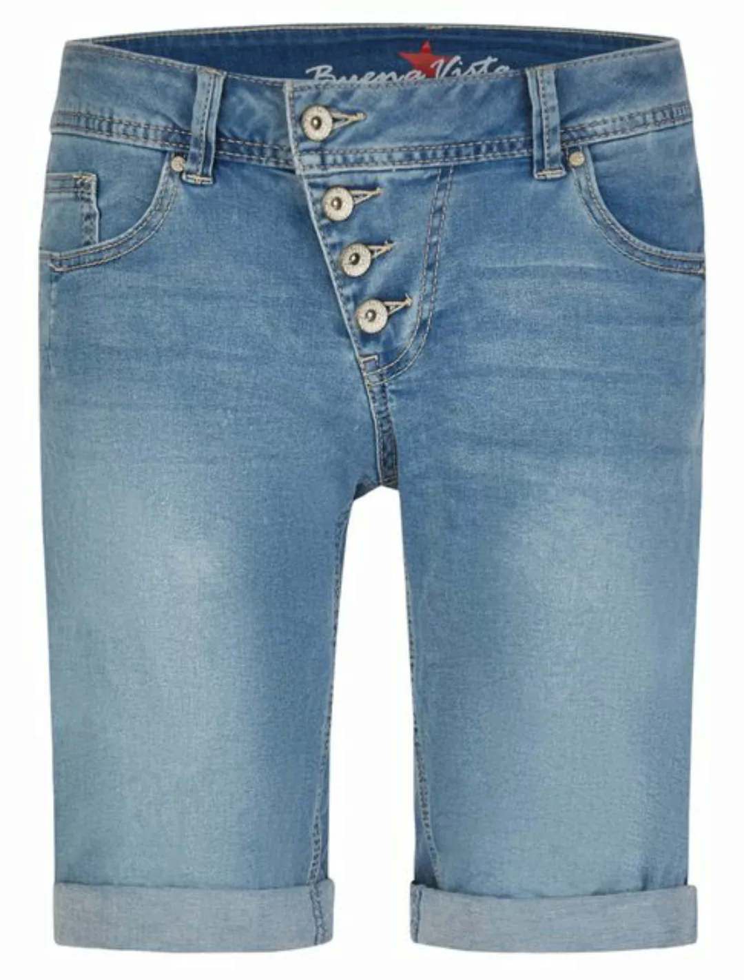 Buena Vista Stretch-Jeans BUENA VISTA MALIBU SHORT charming blue 2405 B5025 günstig online kaufen