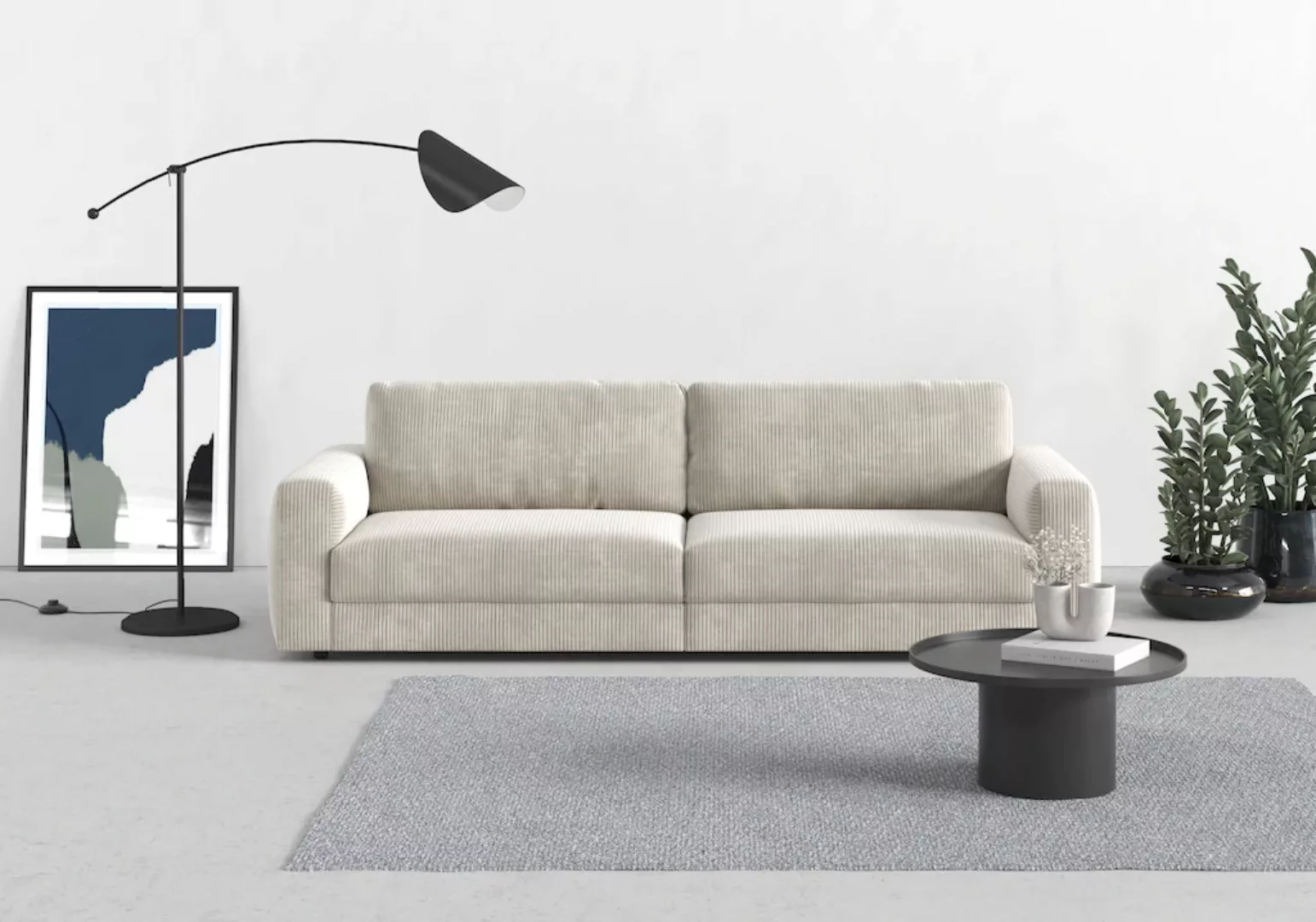 TRENDMANUFAKTUR Big-Sofa "Bourbon", (2 St.) günstig online kaufen