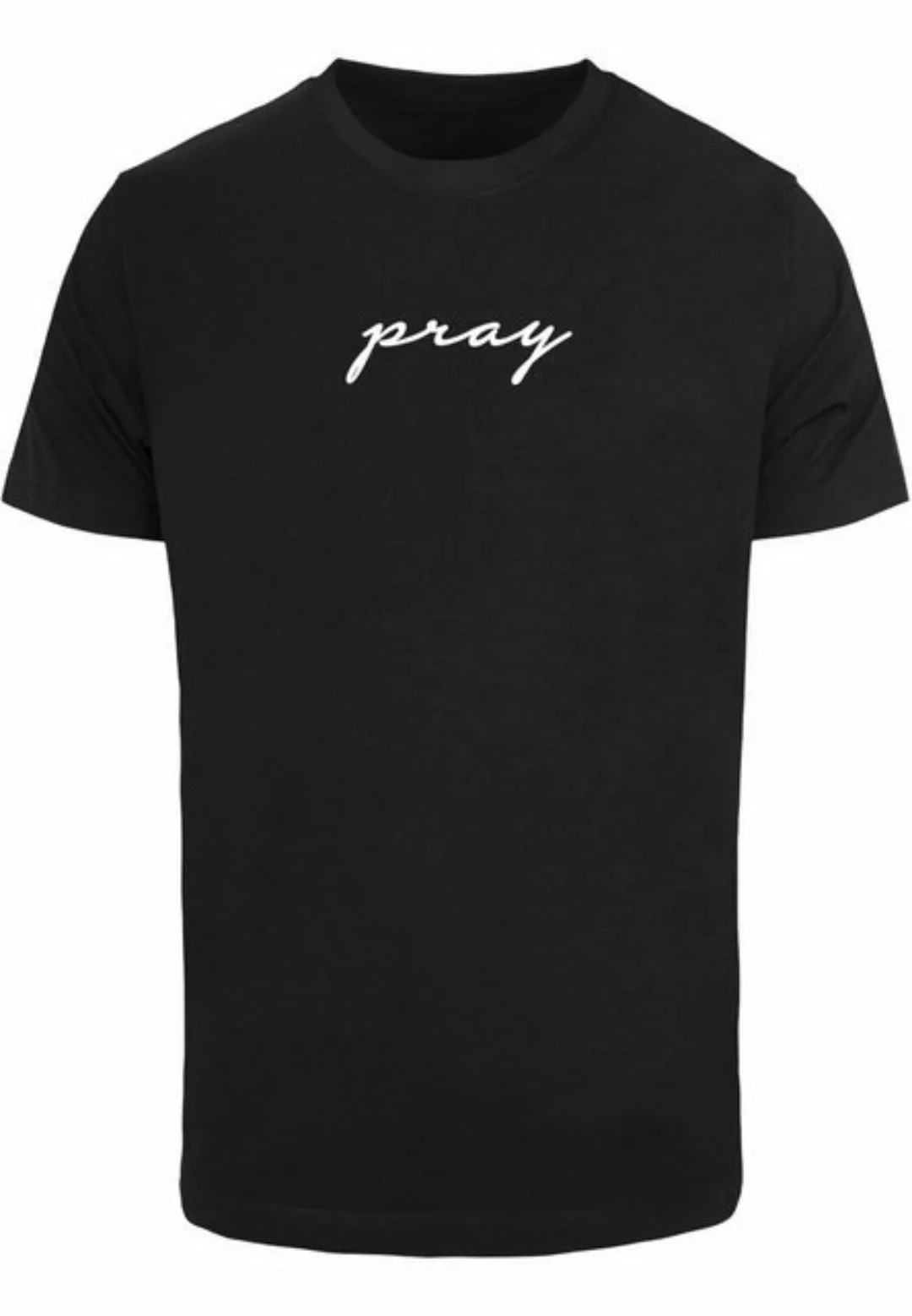 MisterTee T-Shirt MisterTee Herren Pray EMB Tee (1-tlg) günstig online kaufen