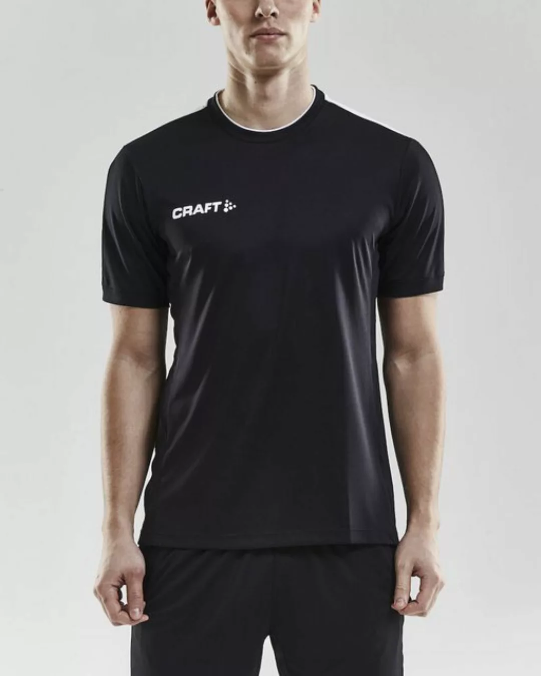 Craft Kurzarmshirt CRAFT PROGRESS PRACTISE TEE M BLACK/WHITE günstig online kaufen