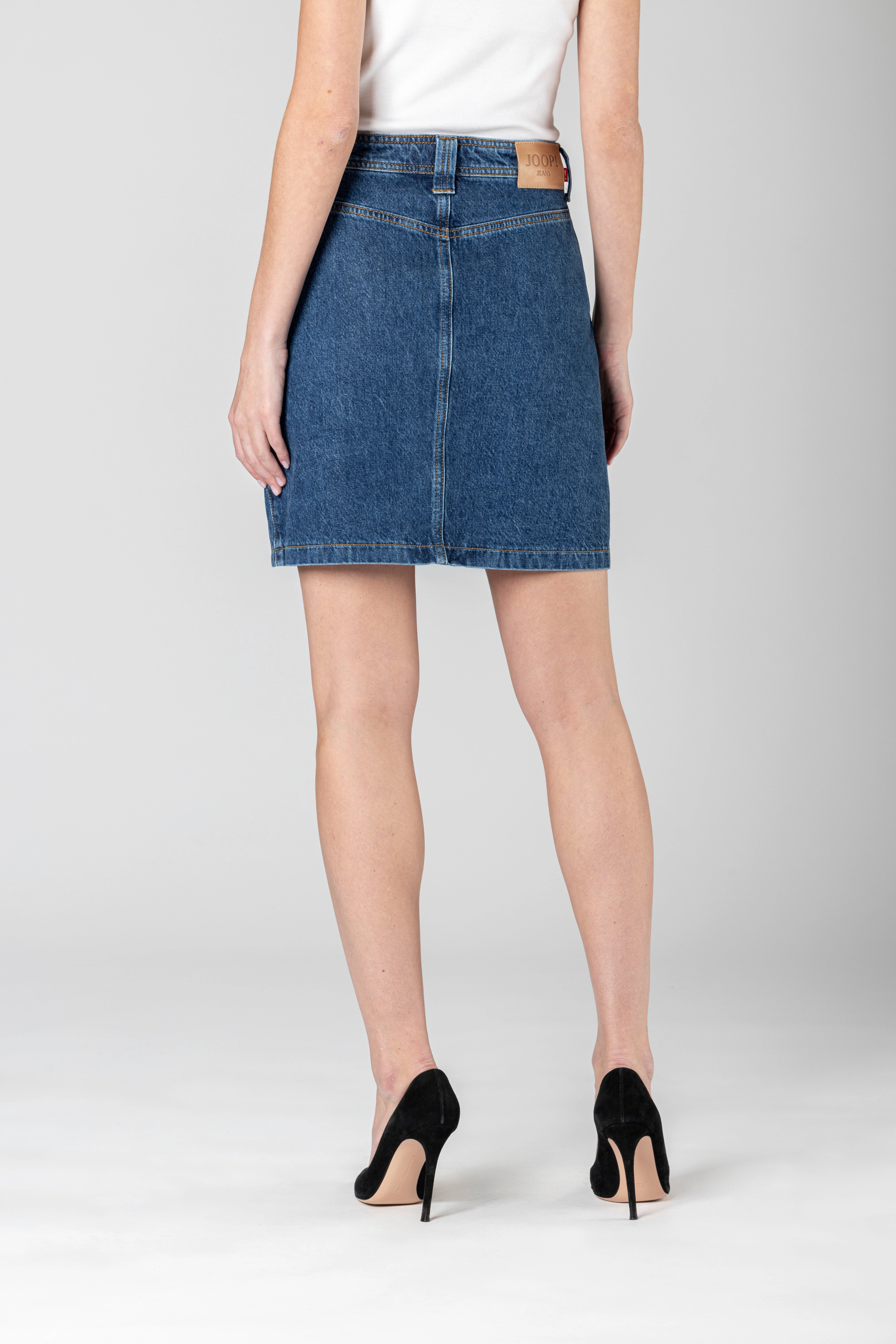 Joop Jeans Jeansrock "Rosa", Mit Gürtelschlaufen günstig online kaufen