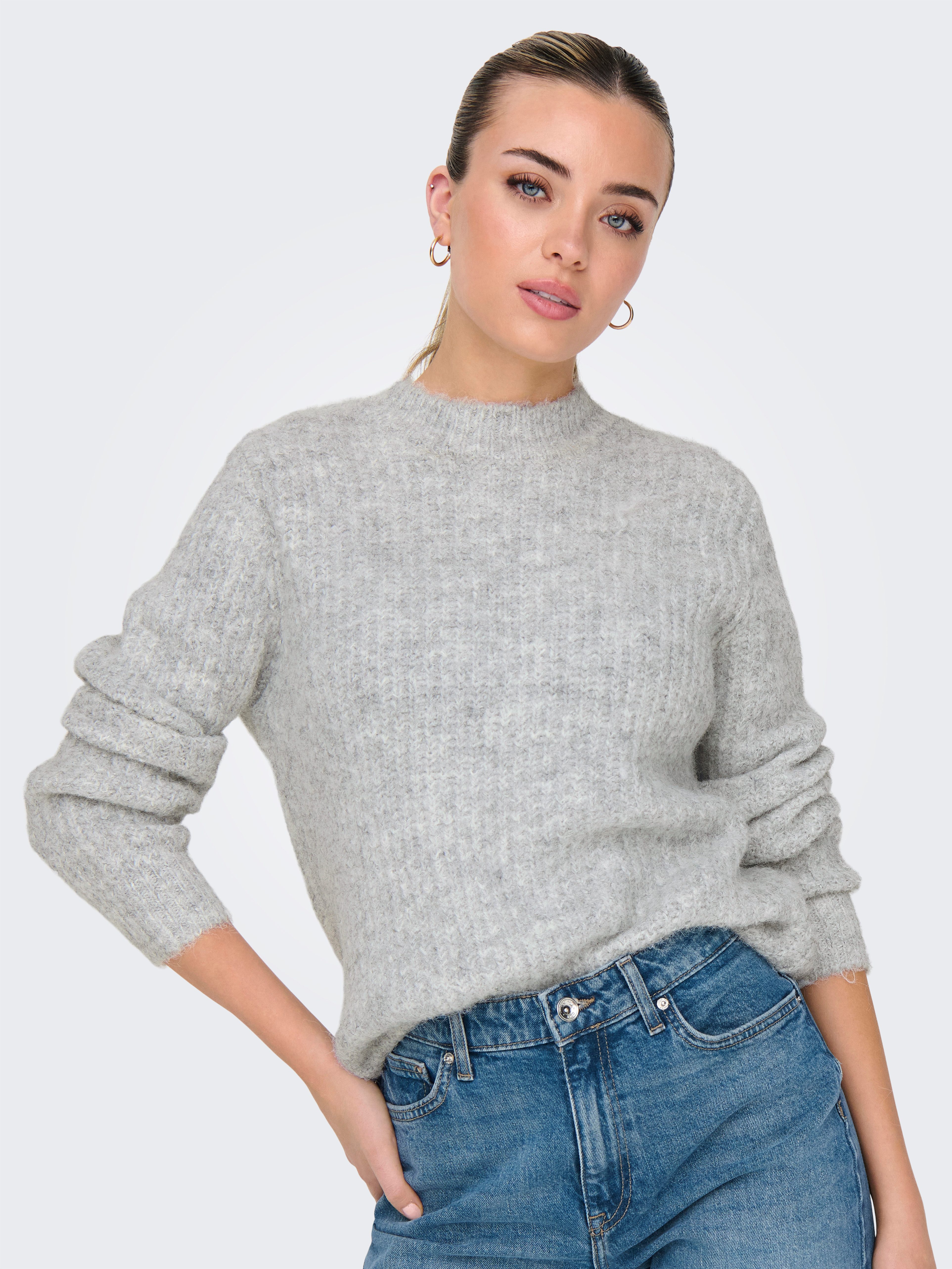ONLY Rundhalspullover ONLMAGGIE LIFE LS RIB günstig online kaufen