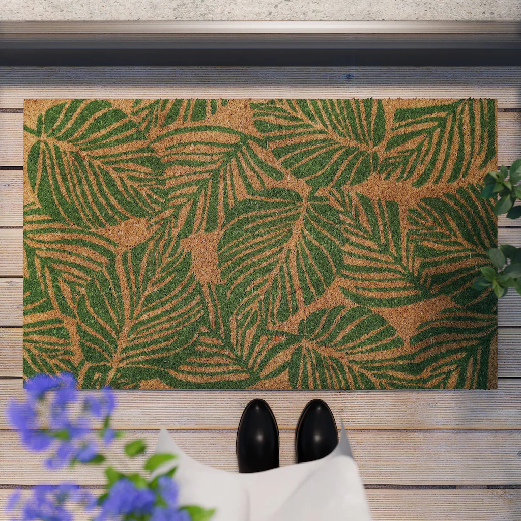 Wecon home Fußmatte »Jungle Mat«, rechteckig, nachhaltig, rutschfest, robus günstig online kaufen