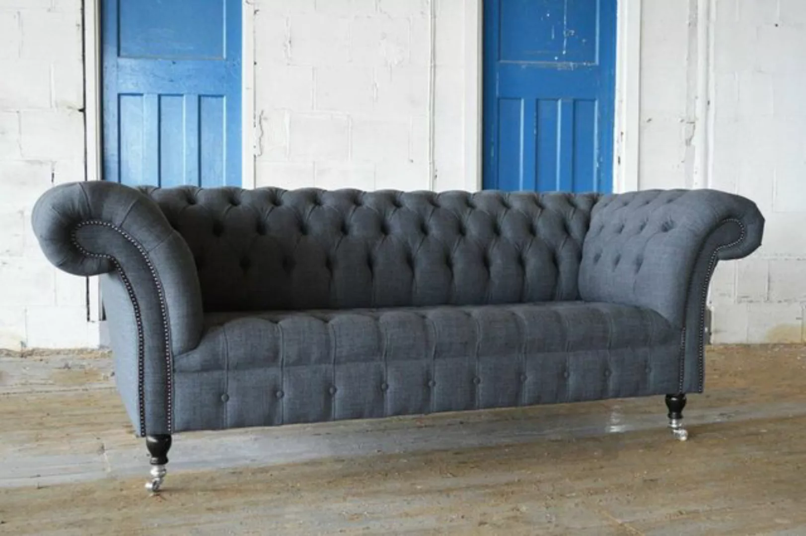 JVmoebel Chesterfield-Sofa, Chesterfield Design Luxus Polster Sofa Couch Si günstig online kaufen