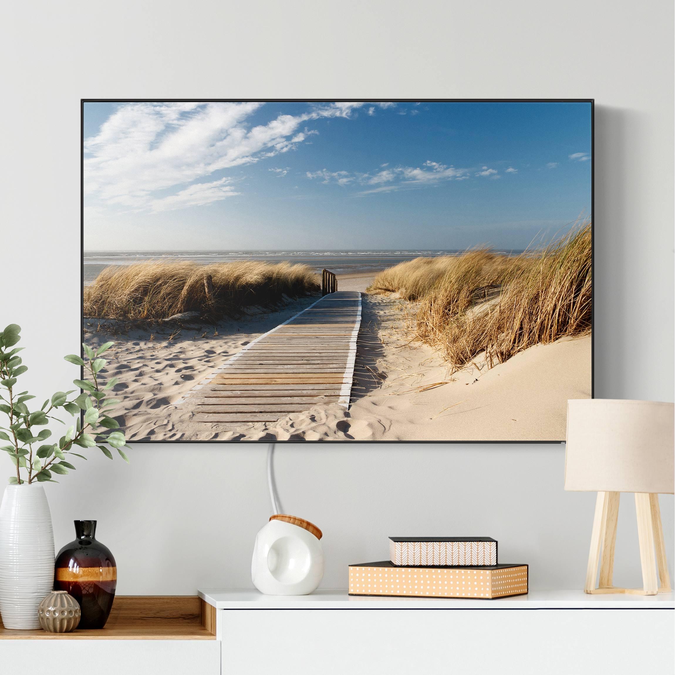 LED-Wechselbild Ostsee Strand günstig online kaufen