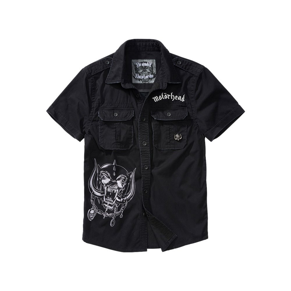 Brandit Motörhead Vintage Kurzarm Hemd 3XL Black günstig online kaufen