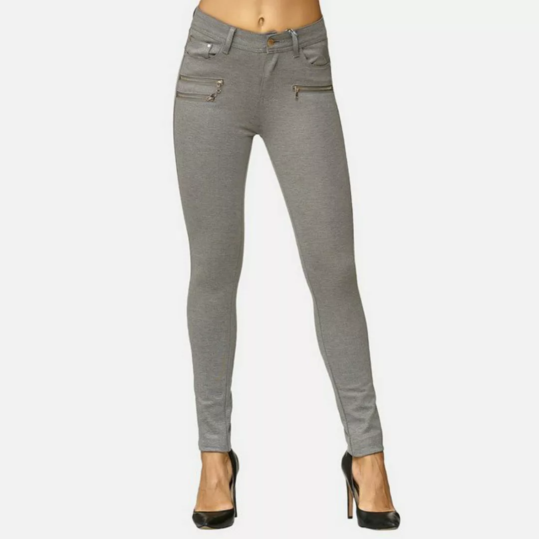 Elara Jeggings Elara Damen Stretch Hose Skinny Fit Jegging (1-tlg) günstig online kaufen