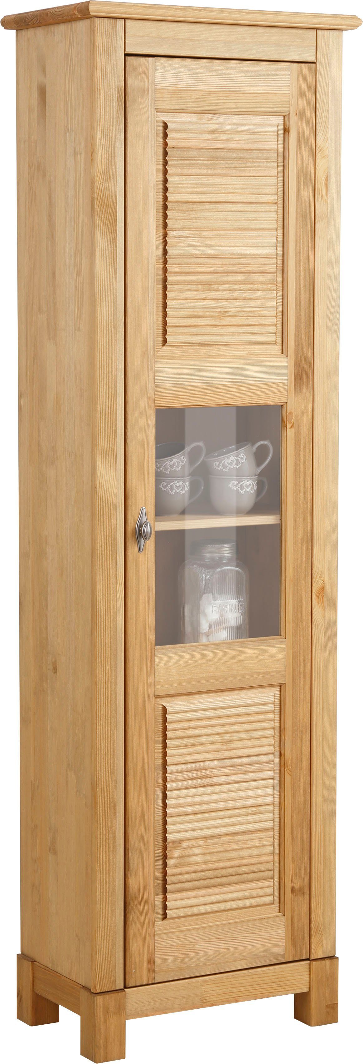 Home affaire Vitrine "Rauna Vitrinenschrank, Stauraumchrank", Höhe 180 cm, günstig online kaufen