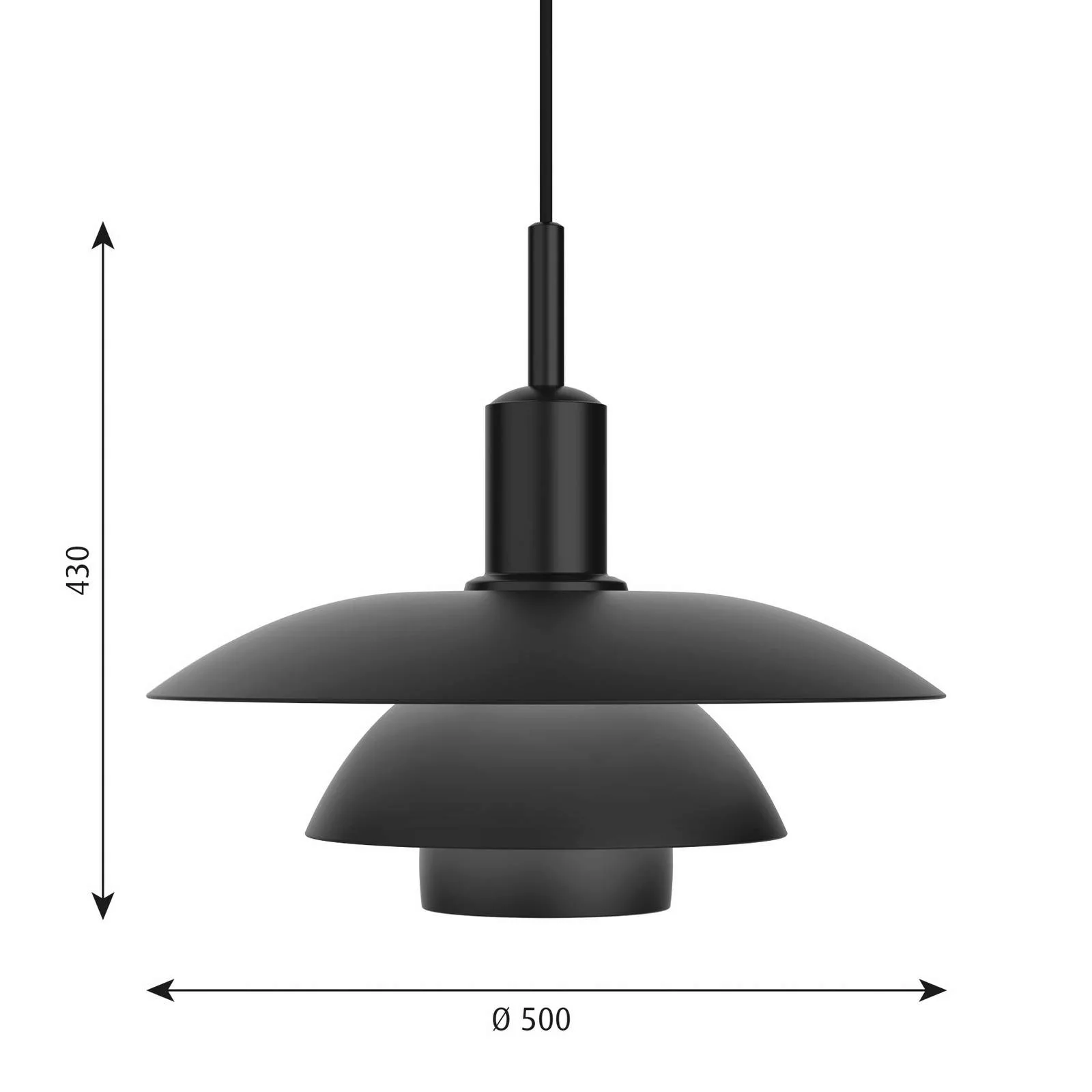 Louis Poulsen PH 5/5 Hängeleuchte schwarz E27 günstig online kaufen