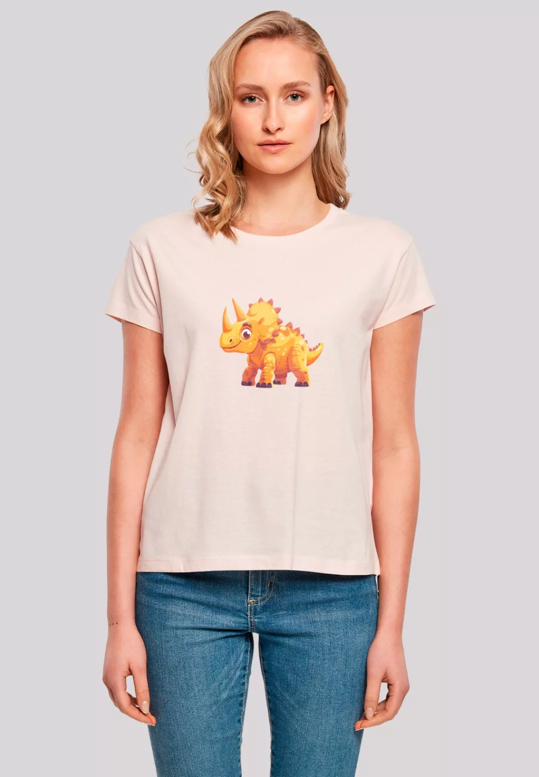 F4NT4STIC T-Shirt "Süßer Triceratops Dinosaurier", Premium Qualität günstig online kaufen