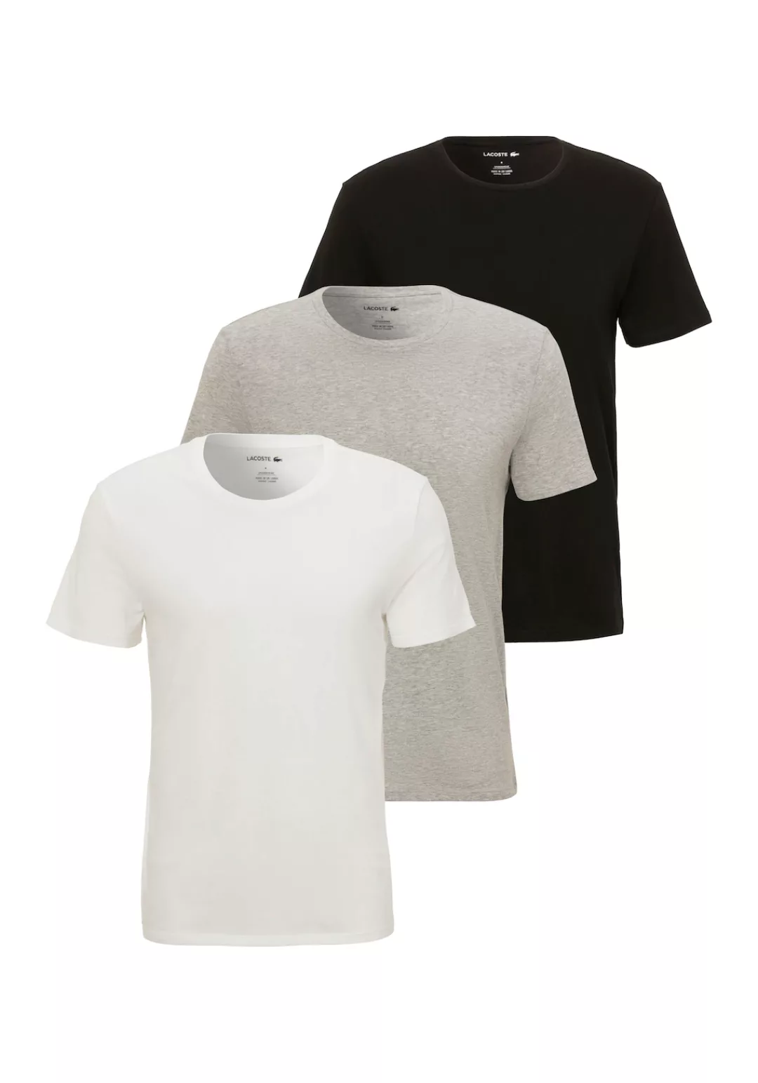 Lacoste T-Shirt 3 PACK TEE (3-tlg) mit Rundhalsausschnitt günstig online kaufen