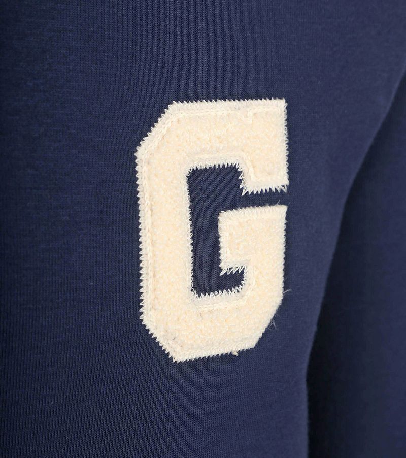 Gant Sweater Teddy Logo Navy - Größe XL günstig online kaufen