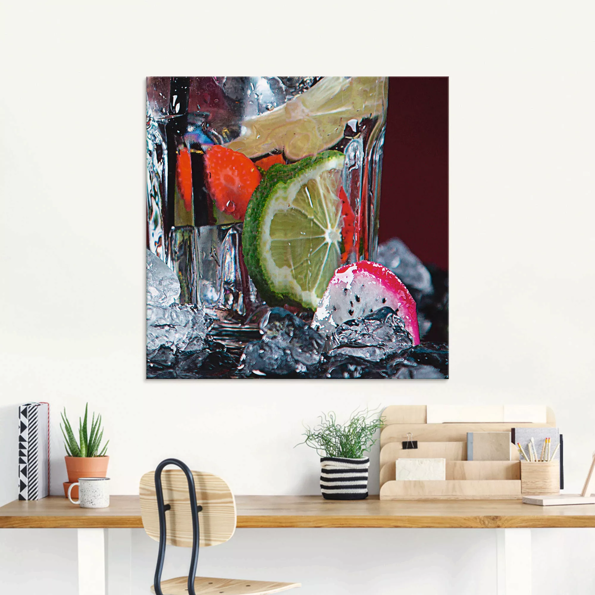 Artland Glasbild "Frischer Fruchtcocktail", Getränke, (1 St.) günstig online kaufen