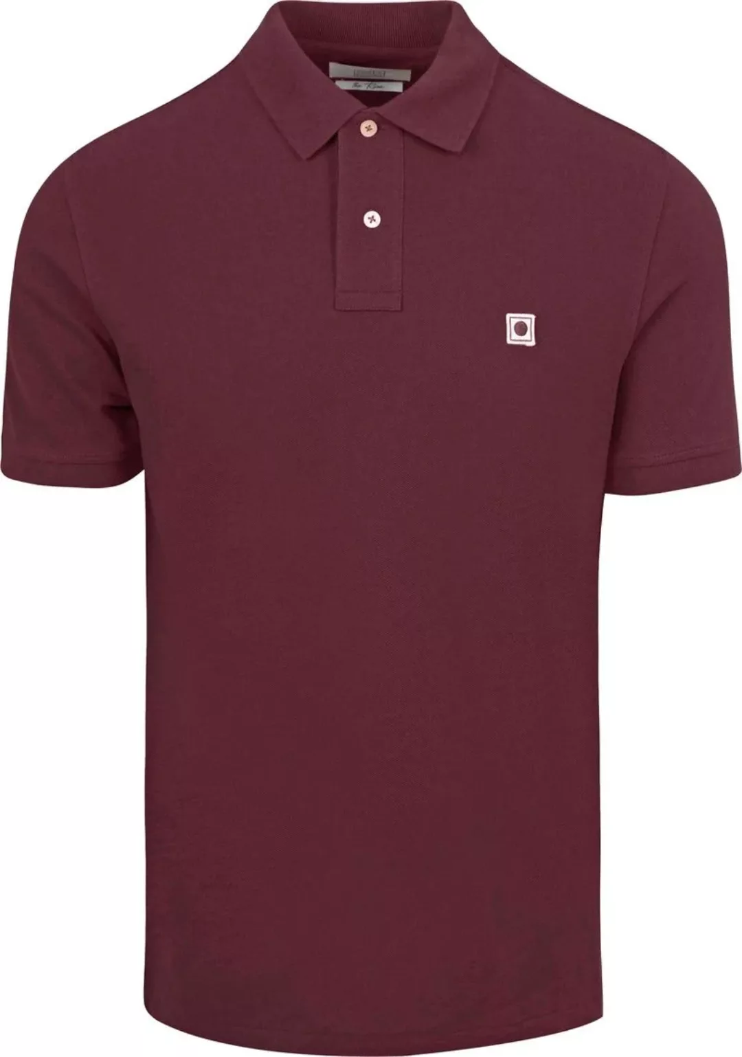 King Essentials The Rene Poloshirt Burgundy - Größe M günstig online kaufen