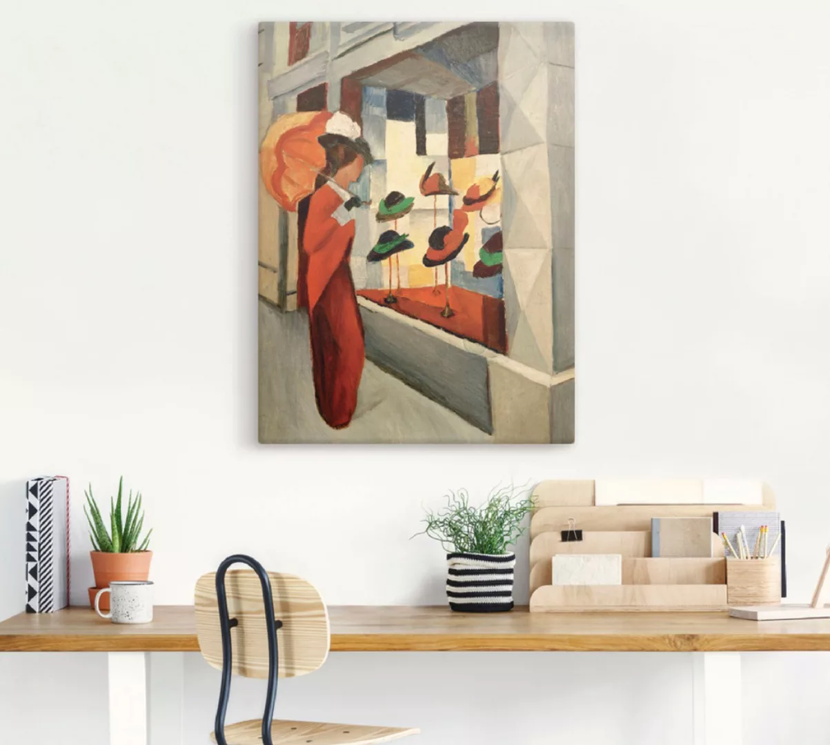 Artland Wandbild "Hutladen", Mode, (1 St.), als Leinwandbild, Poster in ver günstig online kaufen