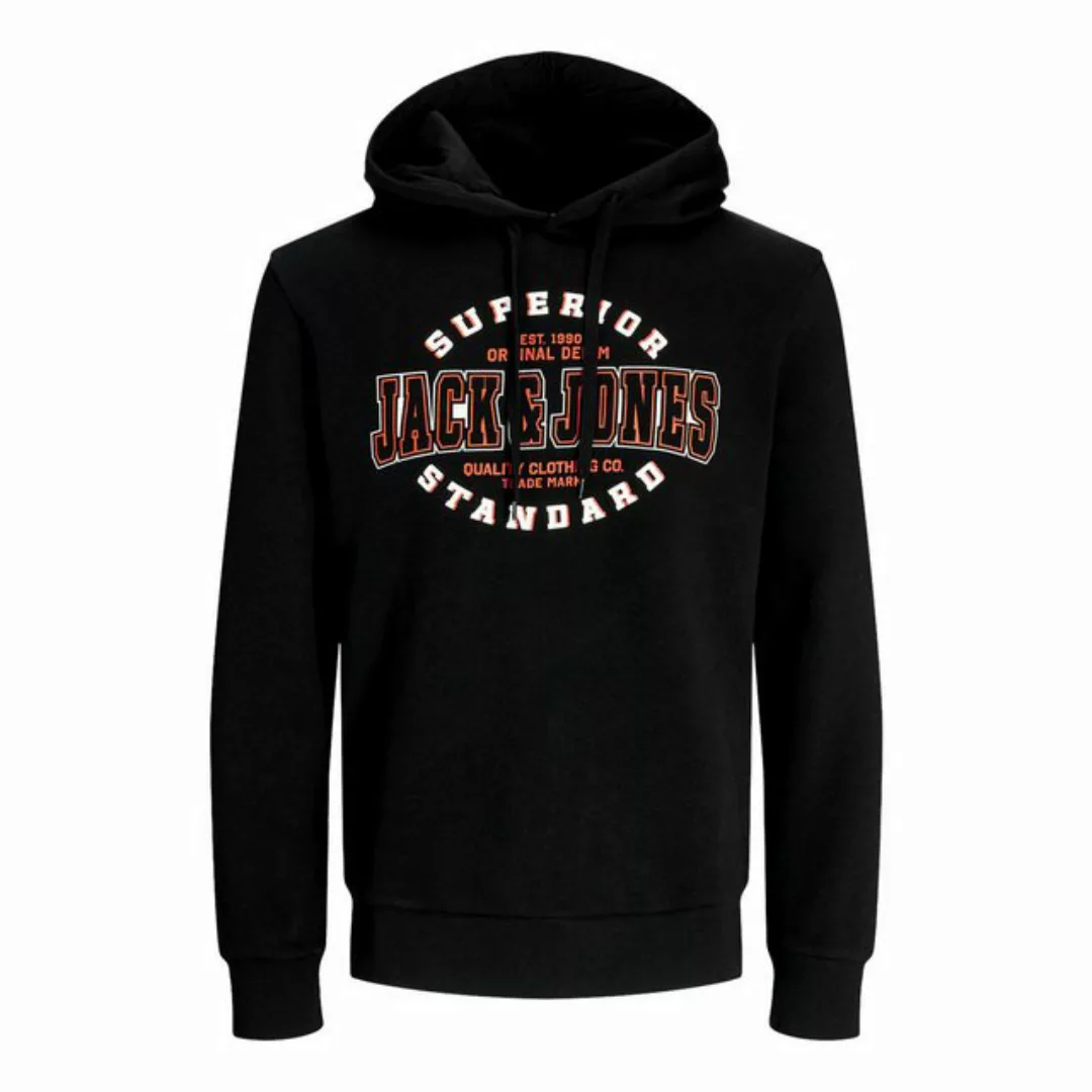 Jack & Jones Hoodie JJELOGO Sweat Hood mit großem Print auf der Vorderseite günstig online kaufen