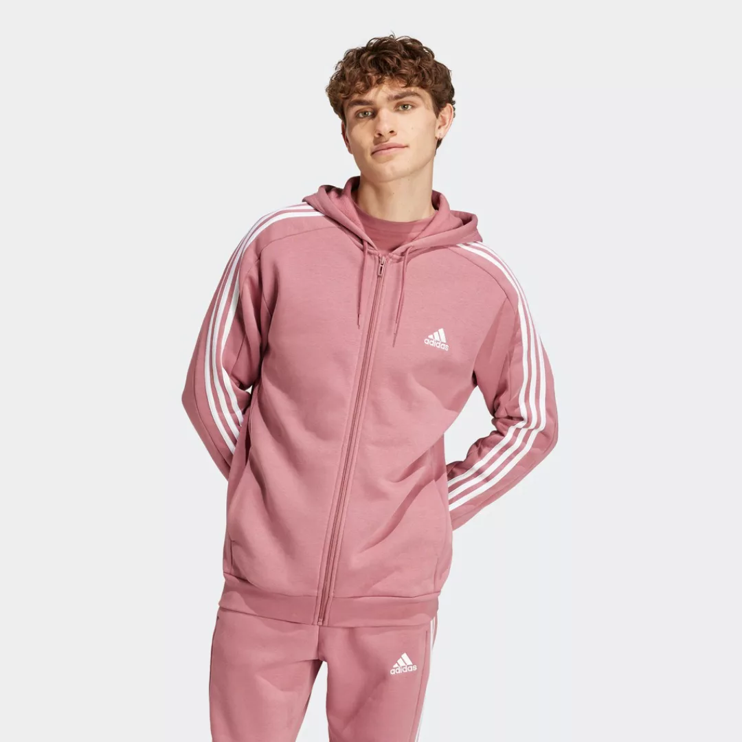 adidas Sportswear Kapuzensweatjacke "ESSENTIALS 3STREIFEN KAPUZENJACKE" günstig online kaufen