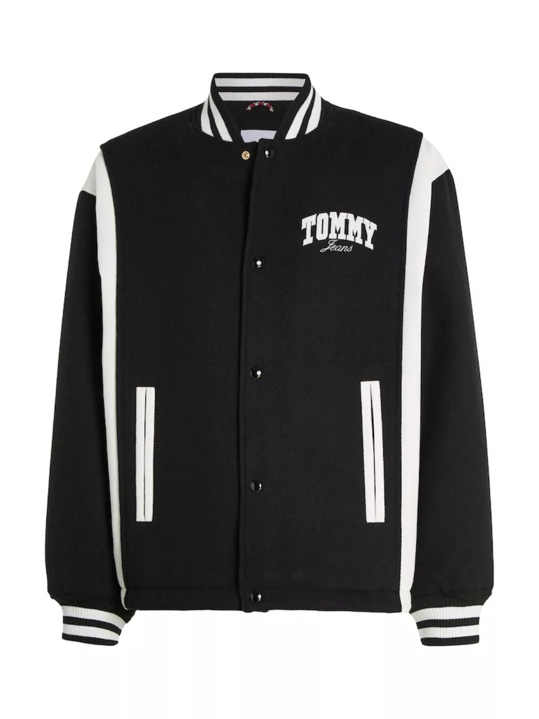 Tommy Jeans Kurzjacke TJM CORD WOOL MIX LETTERMAN günstig online kaufen