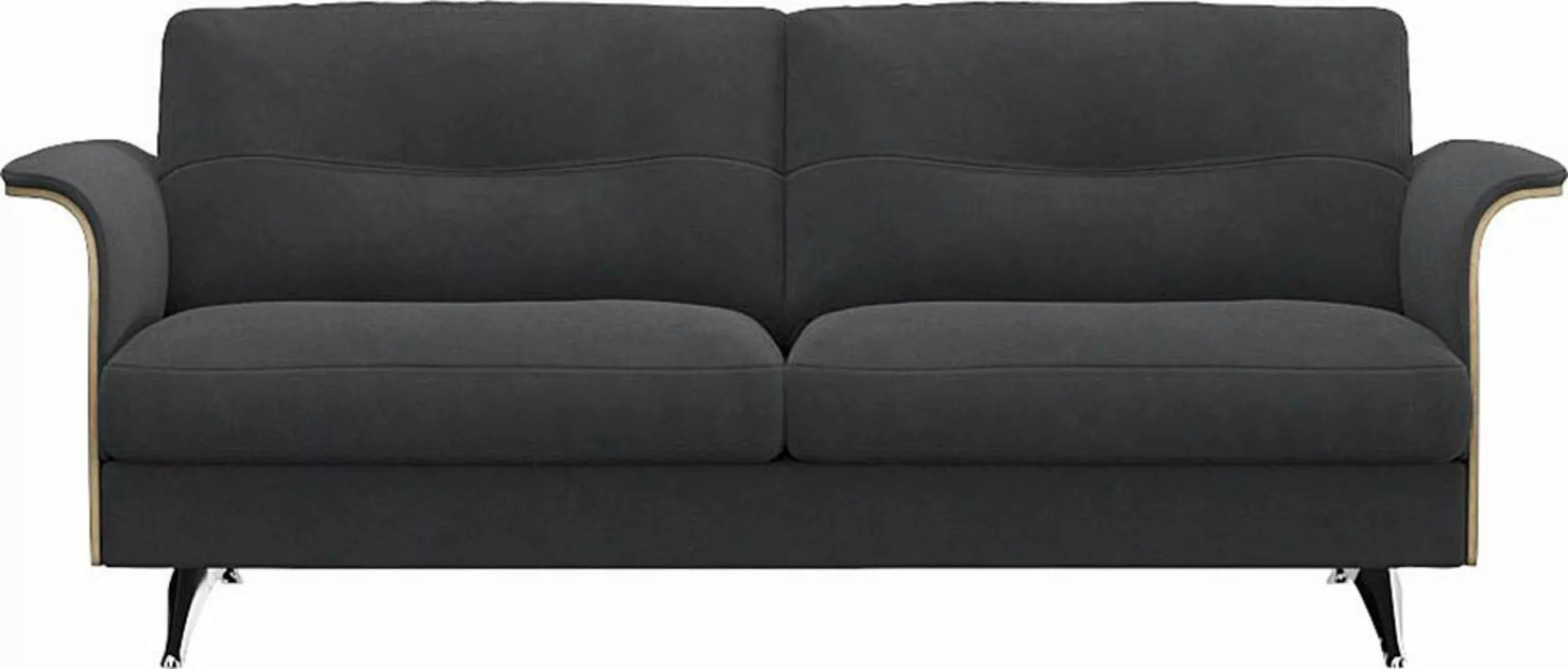 FLEXLUX 2,5-Sitzer Glow Sofa, Couch, Premium-Sitz: Kaltschaum & Federkern, günstig online kaufen