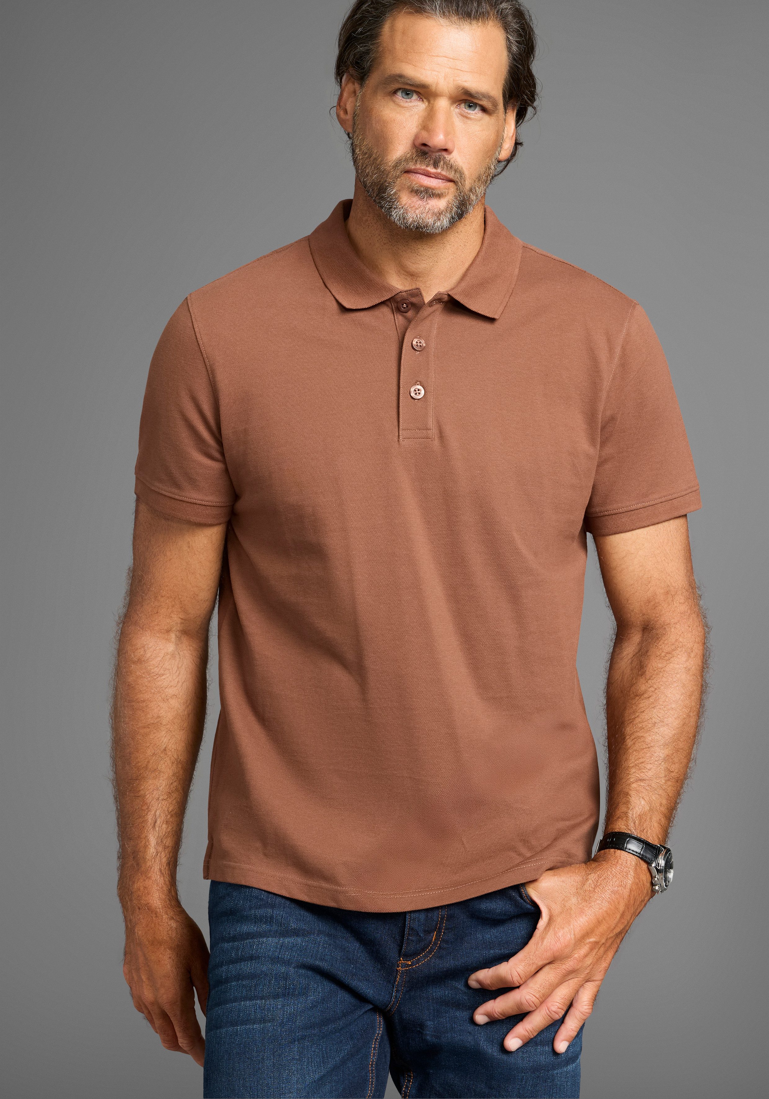 Man's World Poloshirt (2-er Pack) in günstig online kaufen