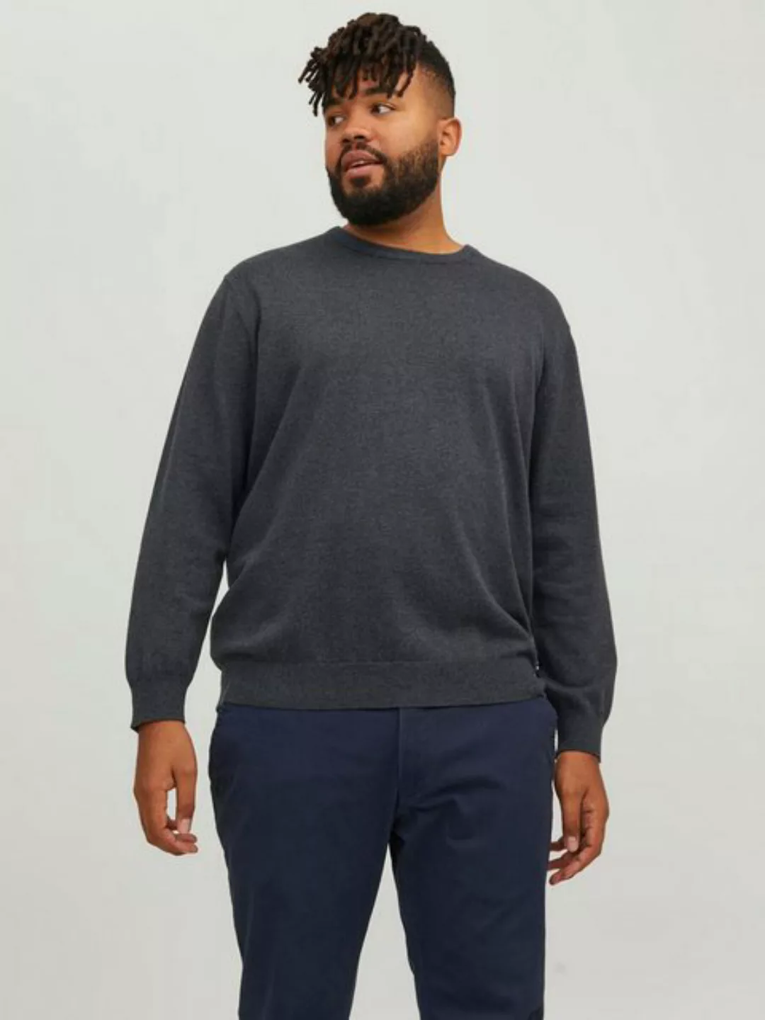 Jack & Jones PlusSize Strickpullover JJEBASIC KNIT CREW NECK NOOS PLS günstig online kaufen