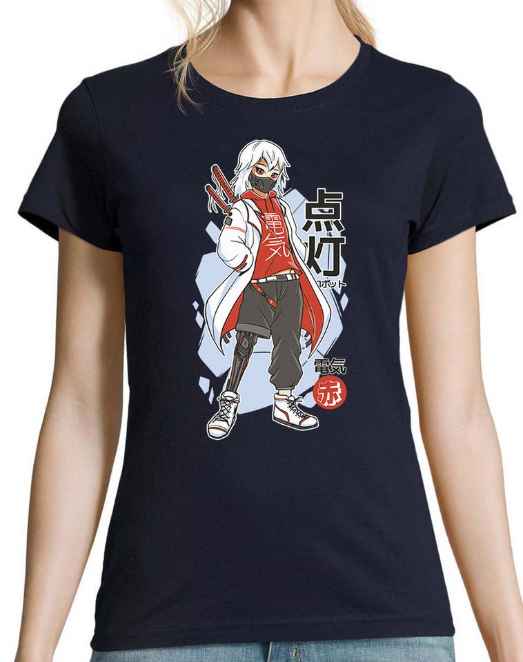 Youth Designz Print-Shirt Techwear Anime Damen T-Shirt mit lustigen Logo fü günstig online kaufen