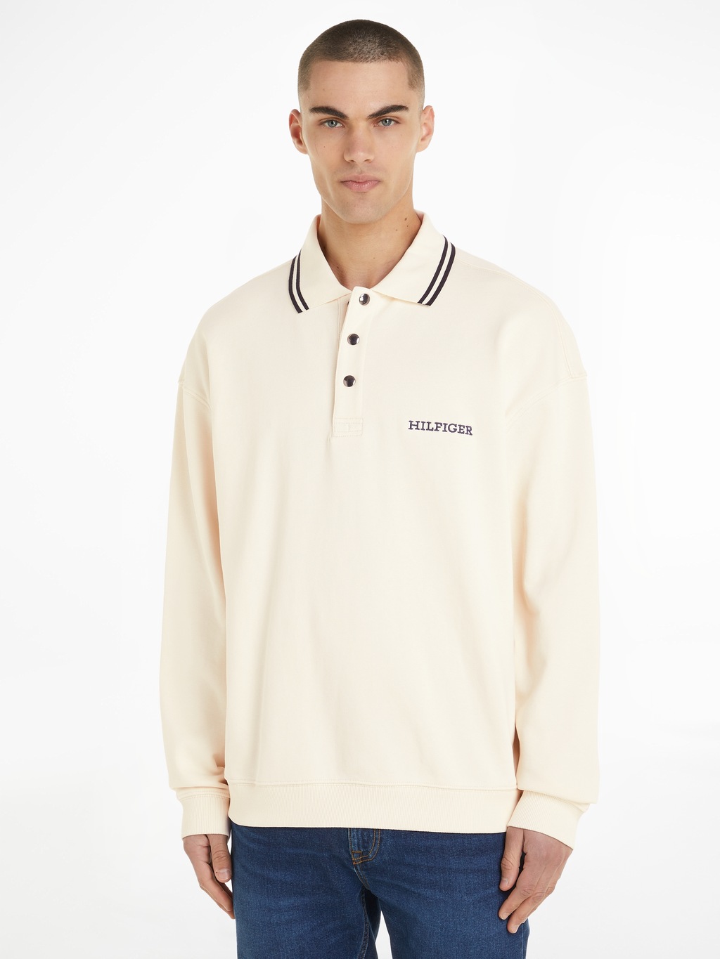 Tommy Hilfiger Sweatshirt MONOTYPE EMBRO RUGBY günstig online kaufen