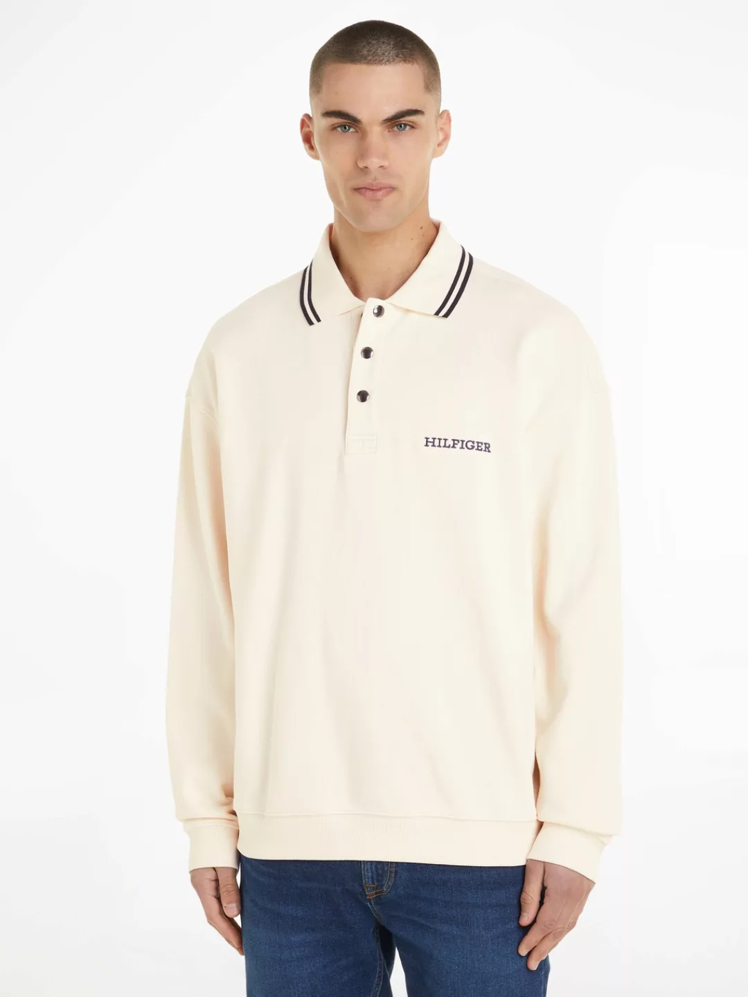 Tommy Hilfiger Sweatshirt MONOTYPE EMBRO RUGBY günstig online kaufen