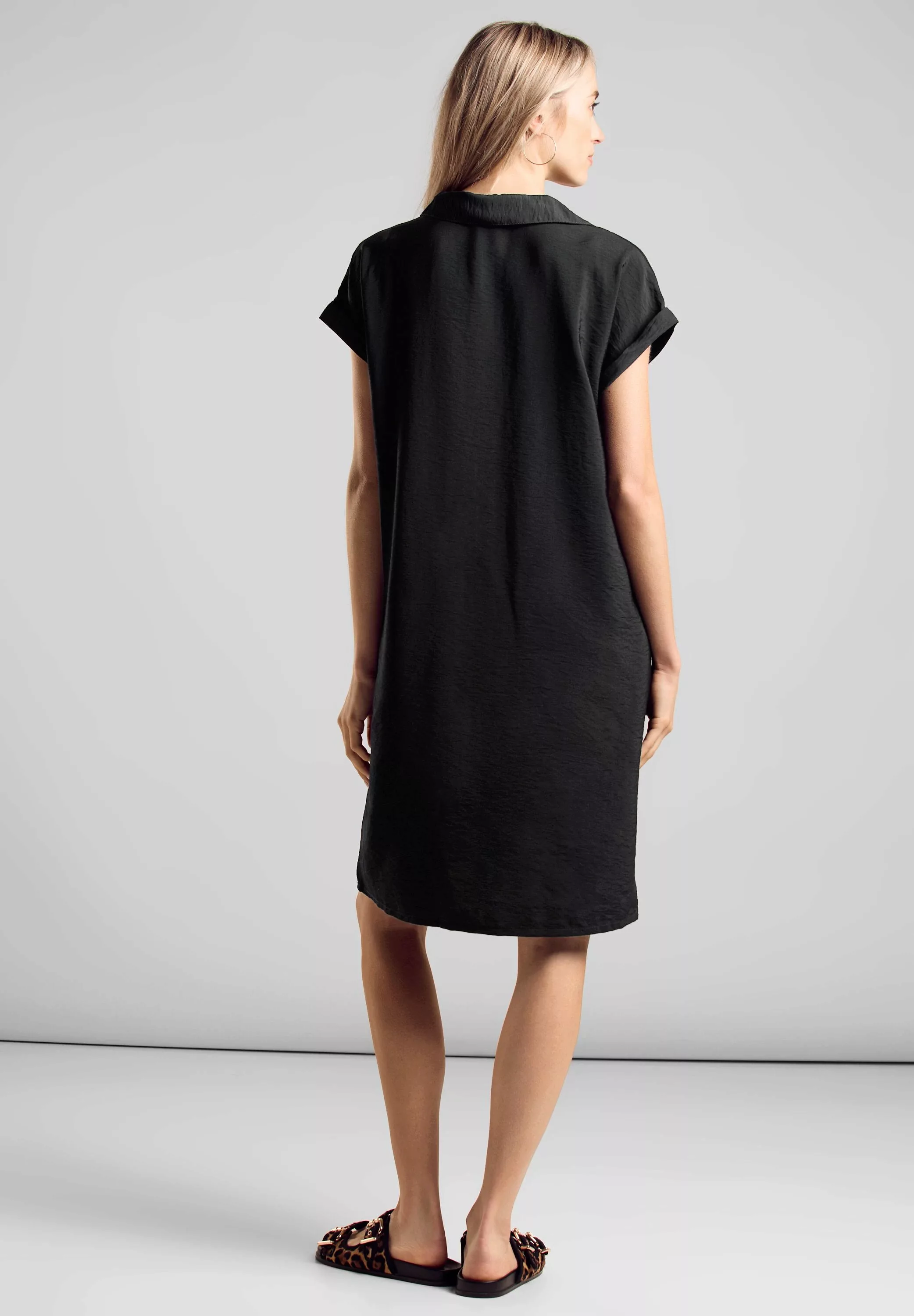 STREET ONE Sommerkleid LTD QR Viscose Shirt Dress_sol günstig online kaufen