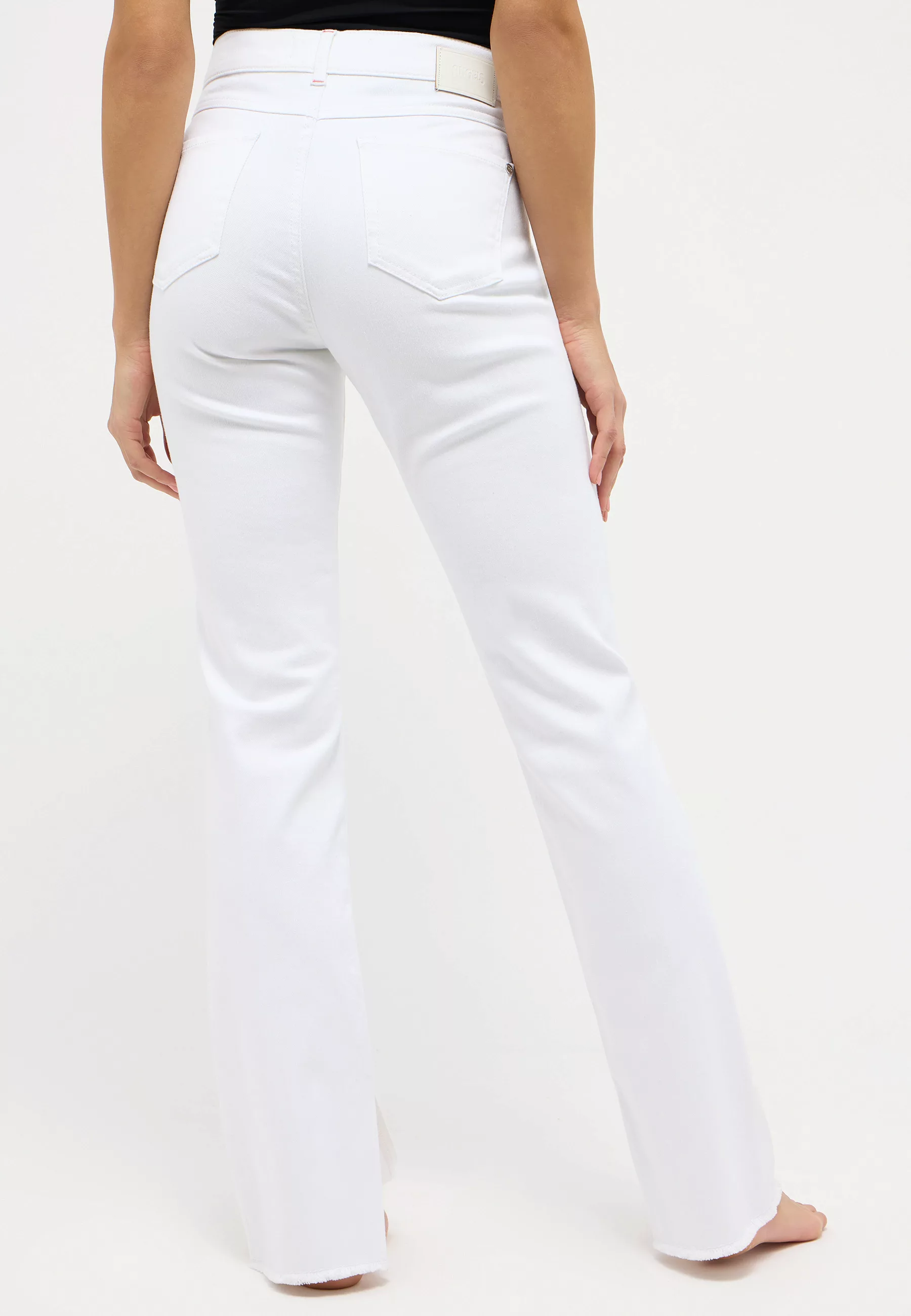 ANGELS Bootcut-Jeans LENI SLIT FRINGE günstig online kaufen