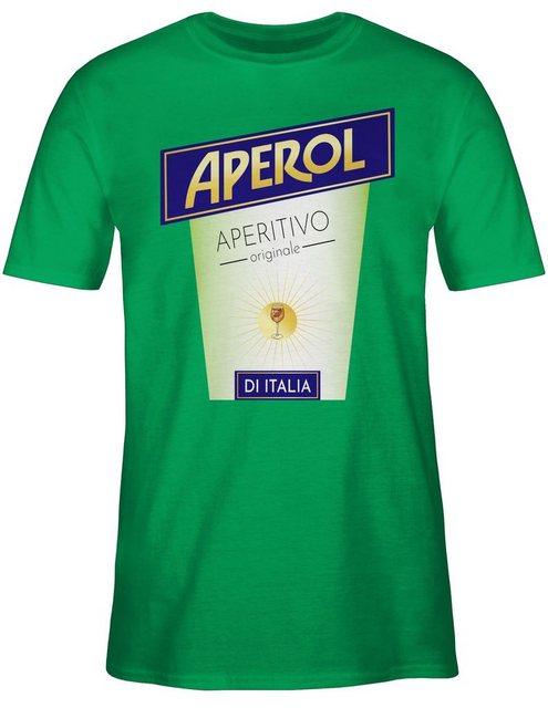 Shirtracer T-Shirt Aperol Kostüm Flaschen Verkleidung Karneval & Fasching günstig online kaufen