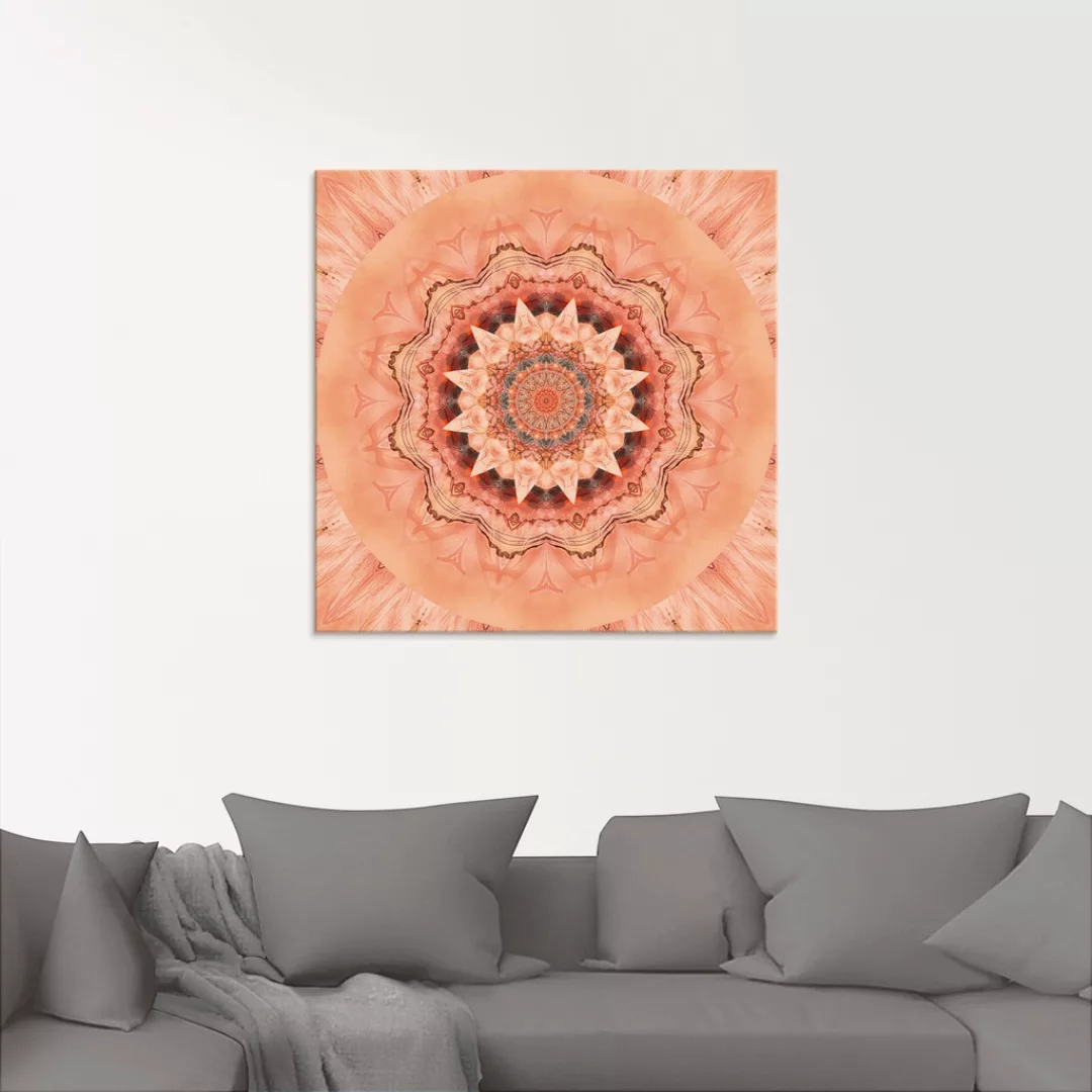 Artland Glasbild "Mandala Barmherzigkeit", Muster, (1 St.), in verschiedene günstig online kaufen