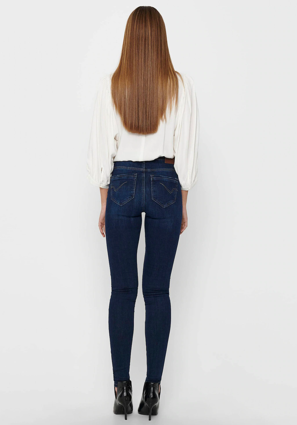 ONLY High-waist-Jeans "ONLPAOLA LOLA HW SK DNM AZG 132907" günstig online kaufen